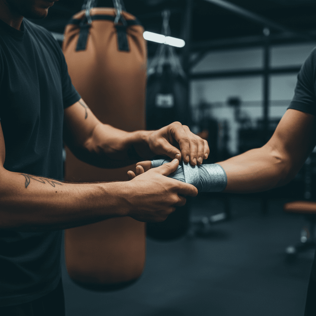 Trainer adjusting client mobility technique